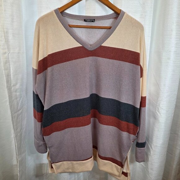 HEIMISH USA Sweaters - Heimish USA Women's Long-sleeved V Neck Sweater with Pockets Size Large